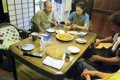 移住希望の方が泊まりにきて