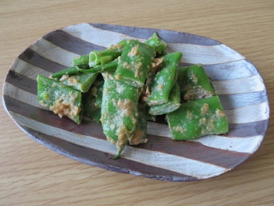 モロッコさやいんげんの胡麻和え