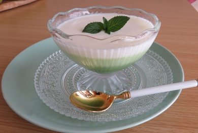 ほうれん草のブランマンジェ