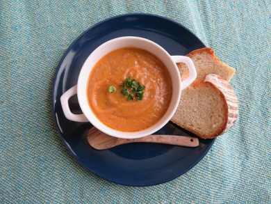 夏の畑のポタージュ